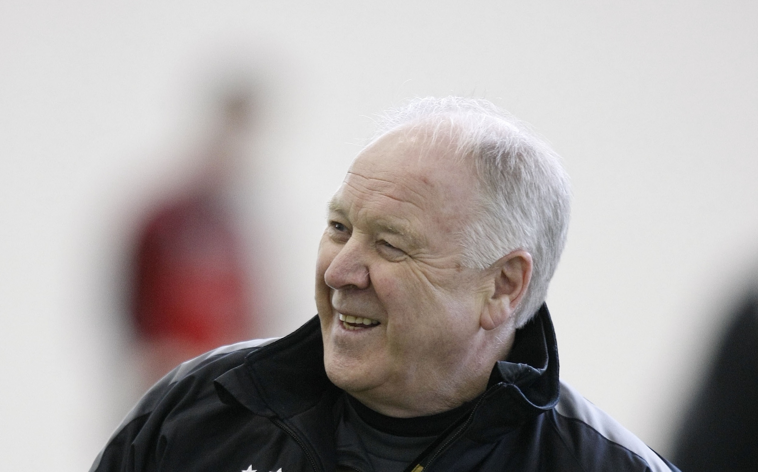 A picture of Craig Brown in a black Aberdeen FC jacket