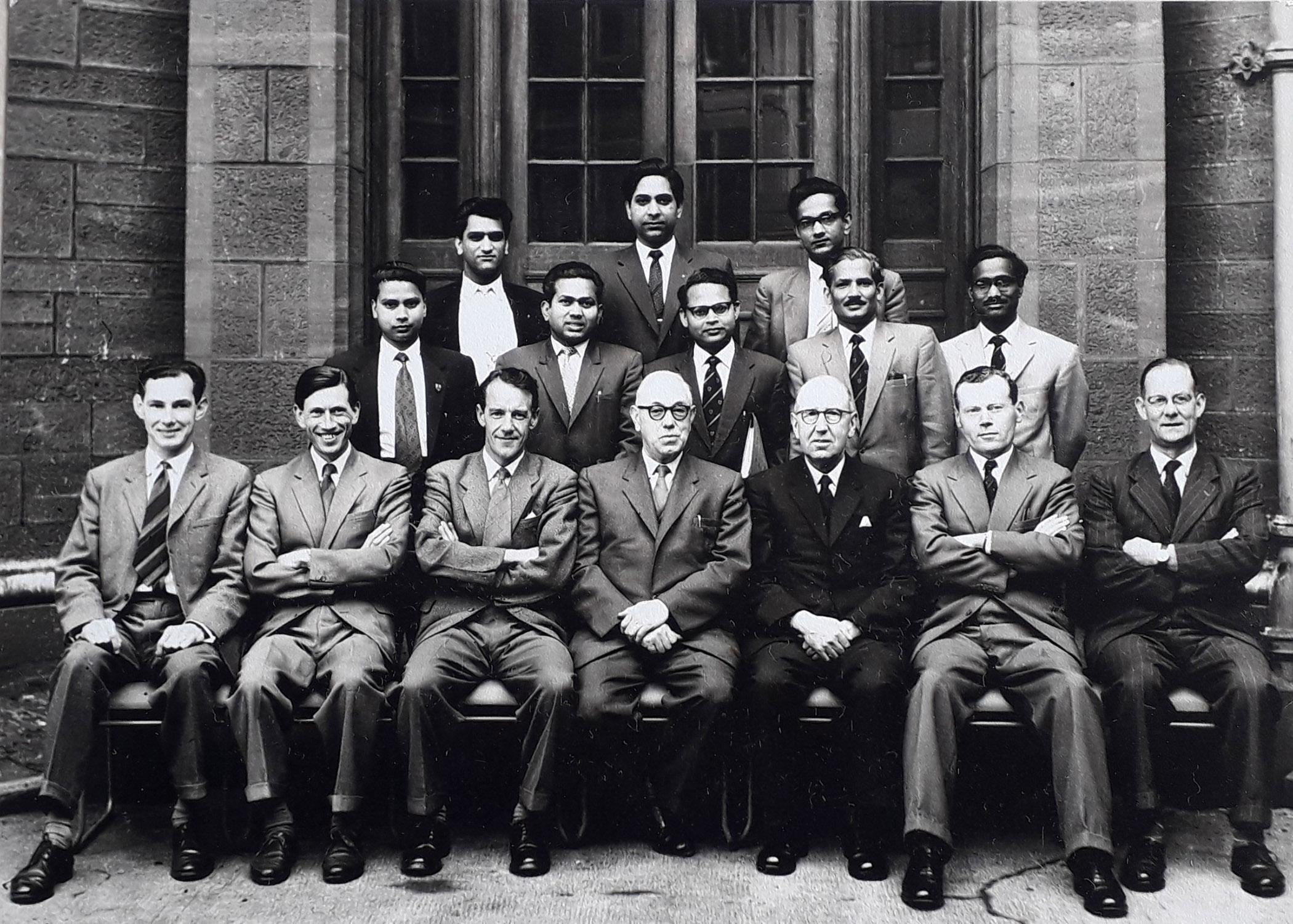 textile department staff and final year students 1960-61