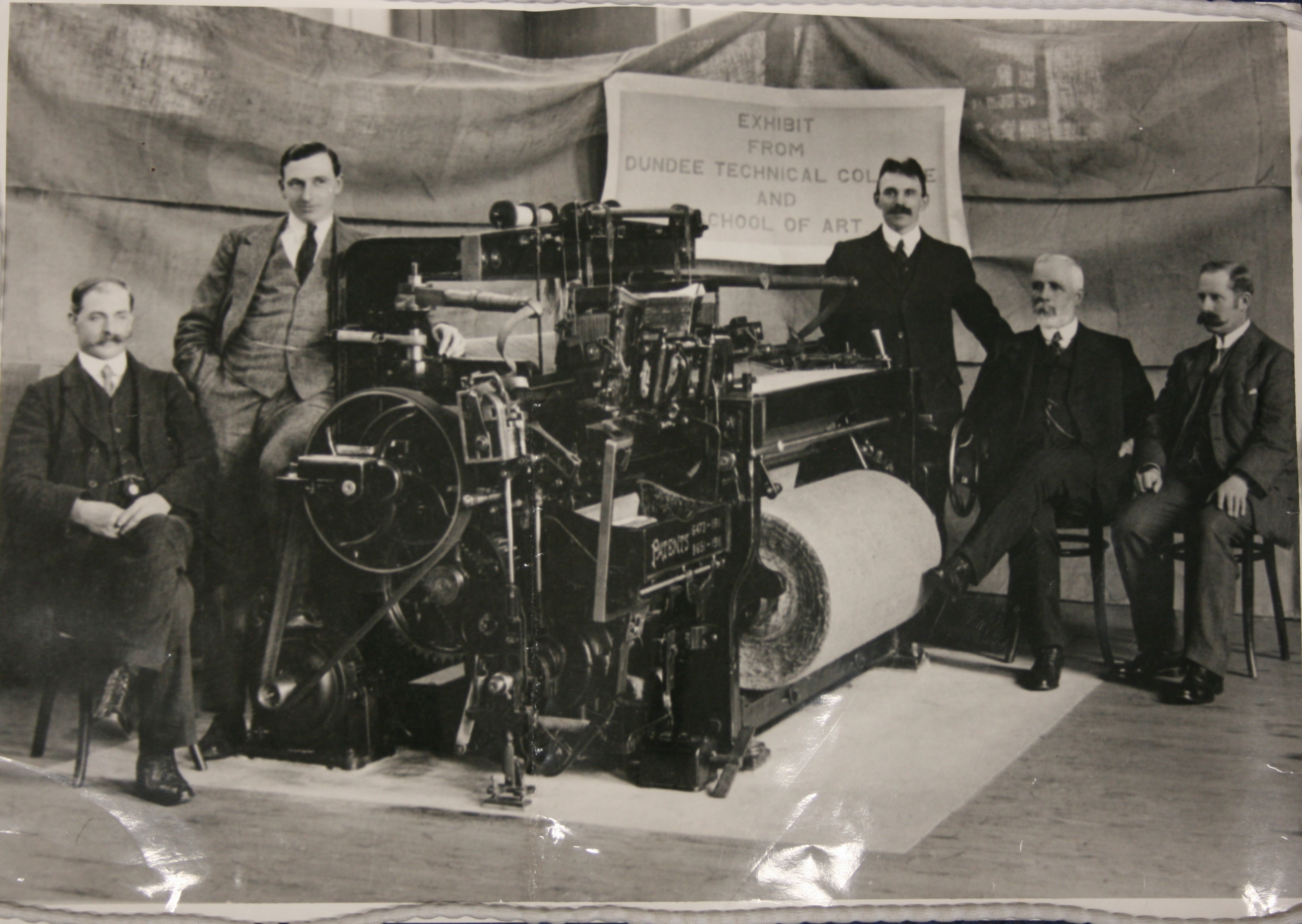 Dundee Technical College Textiles Exhibit circa 1911