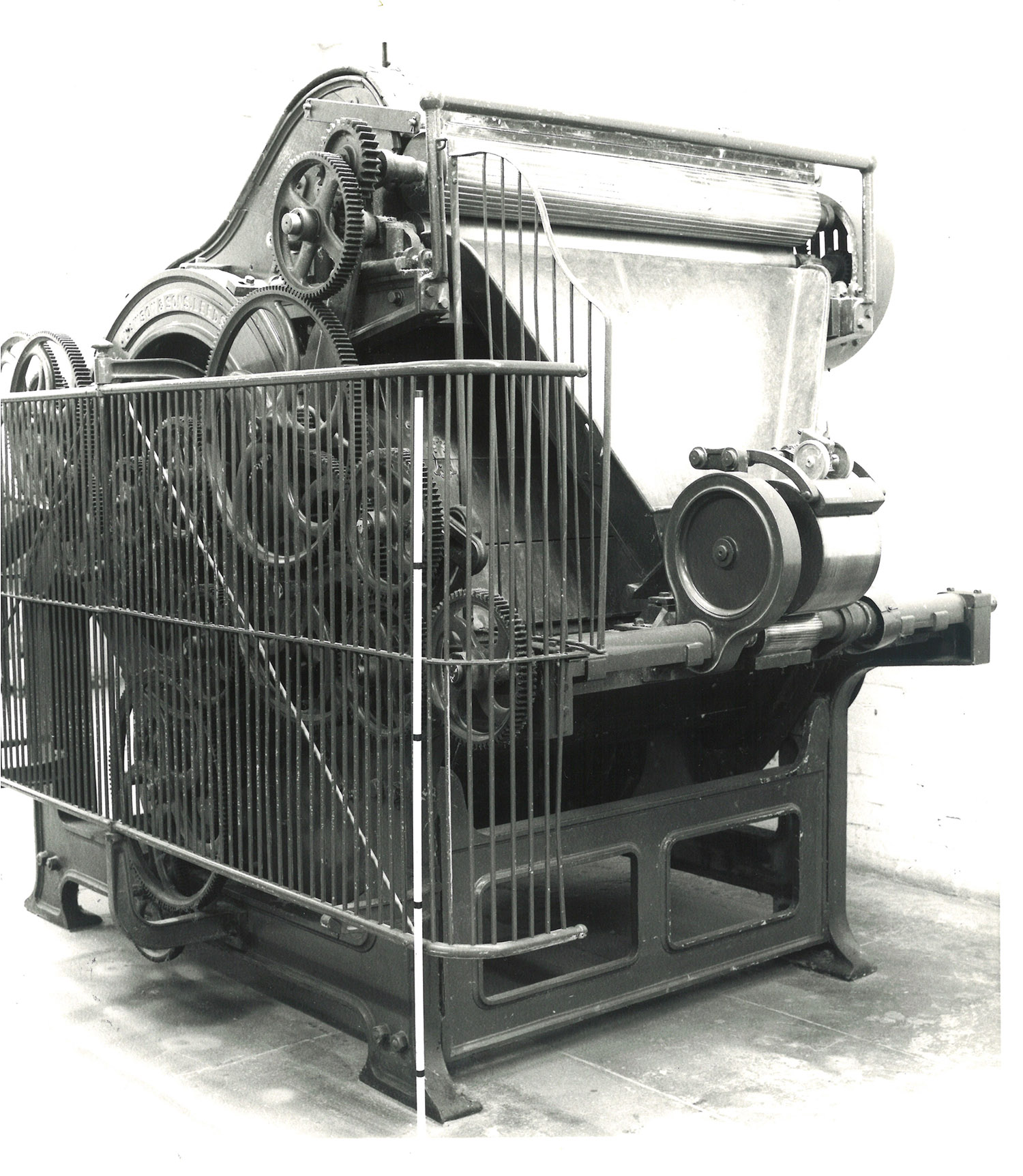 Photographs of Jute Machinery in the Textile Department