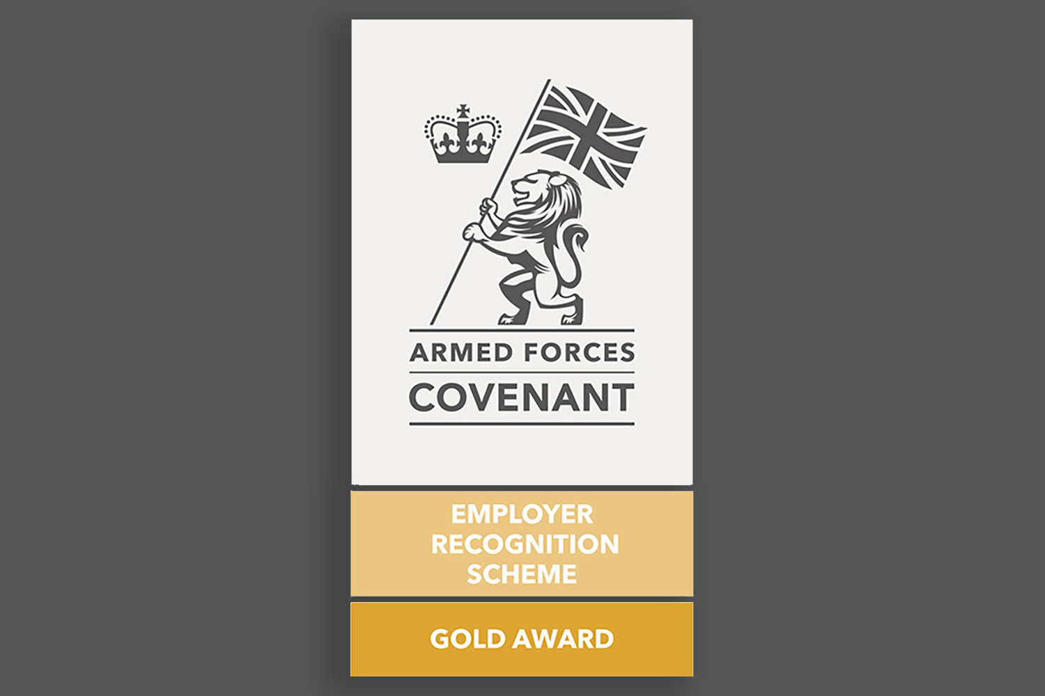 Armed Forces Covenant Employer Recognition Gold Award